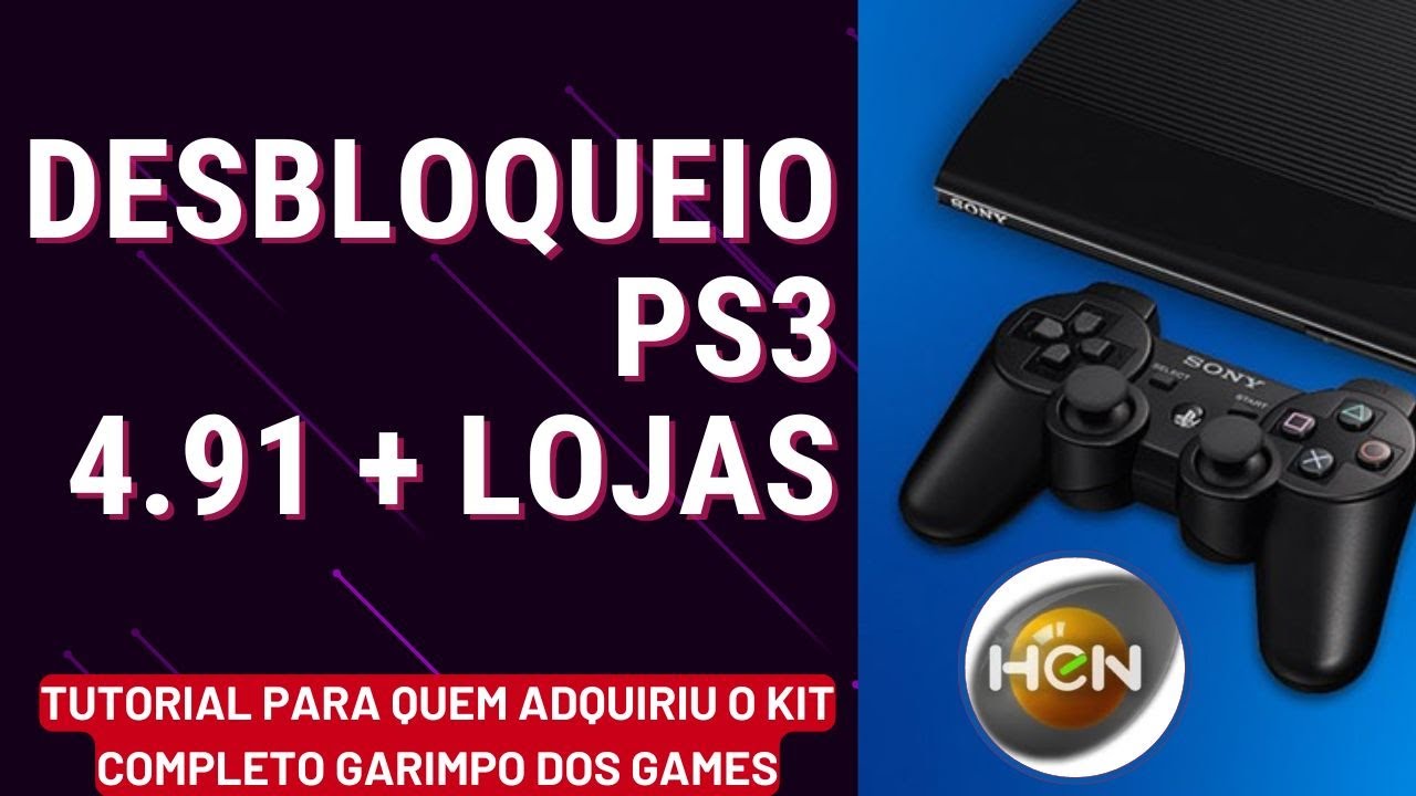 TUTORIAL DESBLOQUEIO PS3 NA VERSÃO 4.91 - (Para quem adquiriu o
