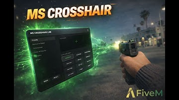 MS Crosshair | Ultimate FiveM Script (ESX/QB/Qbox) - Dynamic Recoil, Hitmarkers & Full Customization