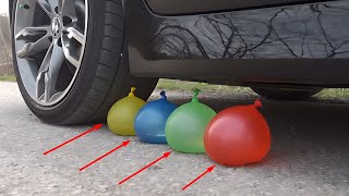 Crushing Crunchy & Soft Things by Car! balloons vs car