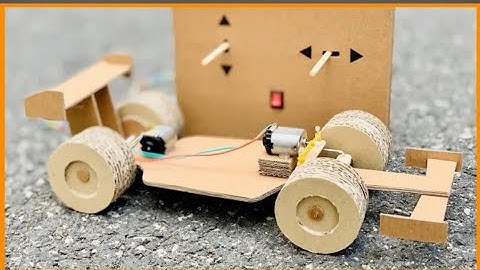 How to make a F1 RC car at home from cardboard - Remote Control Car - Amazing DIY toy #shorts