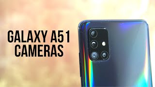 The samsung galaxy a51 comes with a quad-camera combination that
includes 48mp camera, wide-angle depth, and macro camera. in this
video, we ...