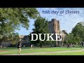 DUKE UNIVERSITY - first day vlog