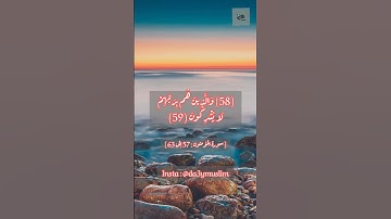 القارئ محمد المقيط | سورة المؤمنون الايه 57 إلى 63