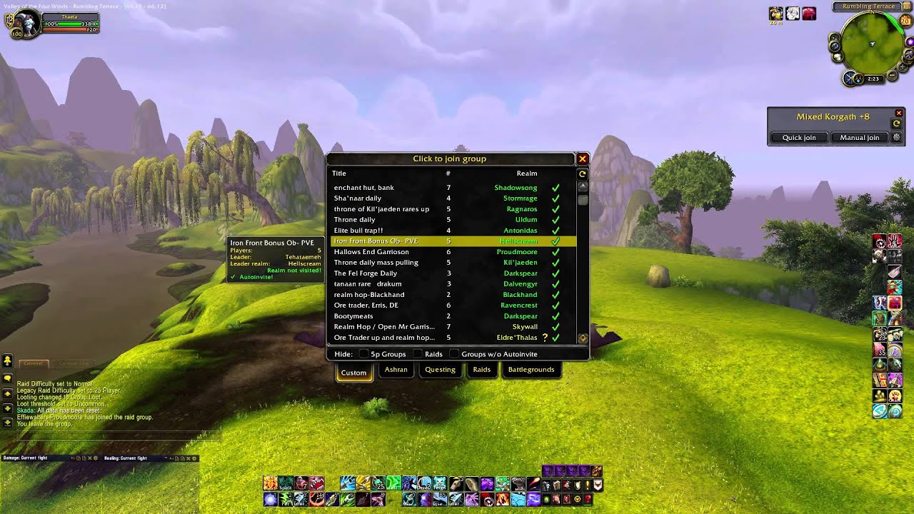 Cross Realm Assist add on