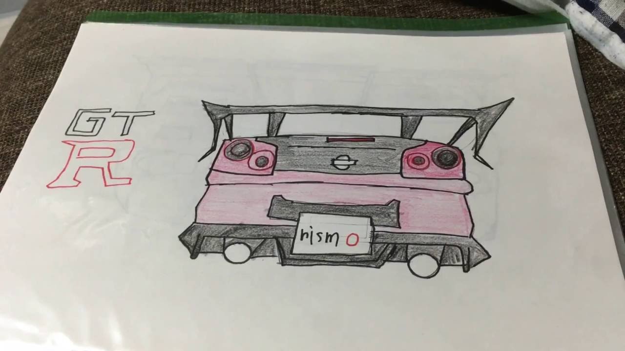 車の絵描いてみた Youtube