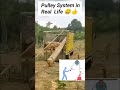 Example of Pulley System #physics #science #shorts #sciencefacts #concept