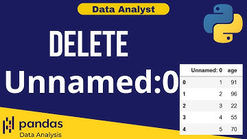 Python Data Analysis Tutorial 06: Delete Unnamed: 0 Column | Data Analyst