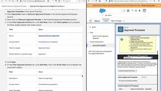 Build a Discount Approval Process in Salesforce - Step 4 - Final Approval and Rejection Actions