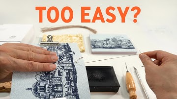 How to sew a journal | Bookbinding and screen printing