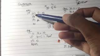 Fundamental of python (tamil) |constants (literals)and keywords|class-3