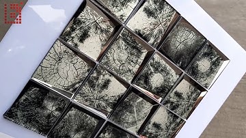 3D europe popular kitchen backsplash antique mirror tile