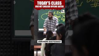 Today’s Class 🔥 UGC NET English | Offline Batch by Vineet Sir