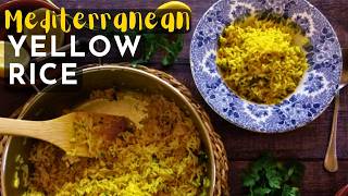 How to make Mediterranean Yellow Rice (quick & easy 30 min rice)