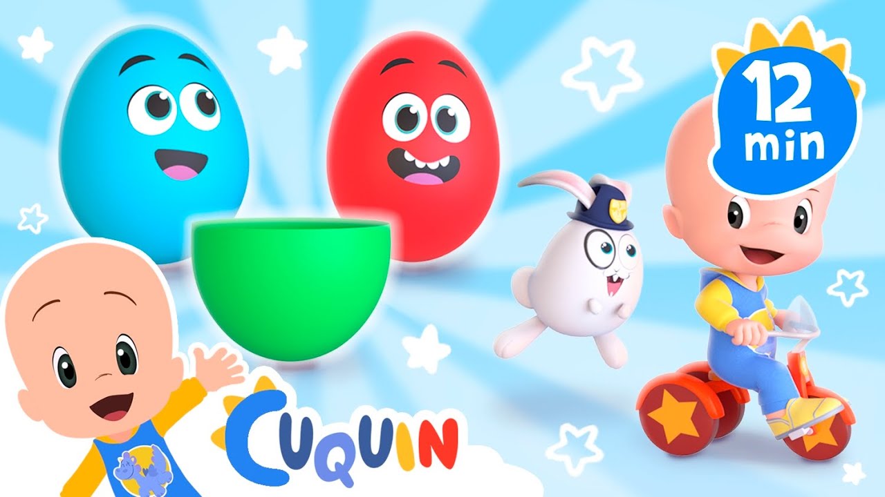 Cuquin plays with mocking eggs | Cleo & Cuquin | Kids | Songs