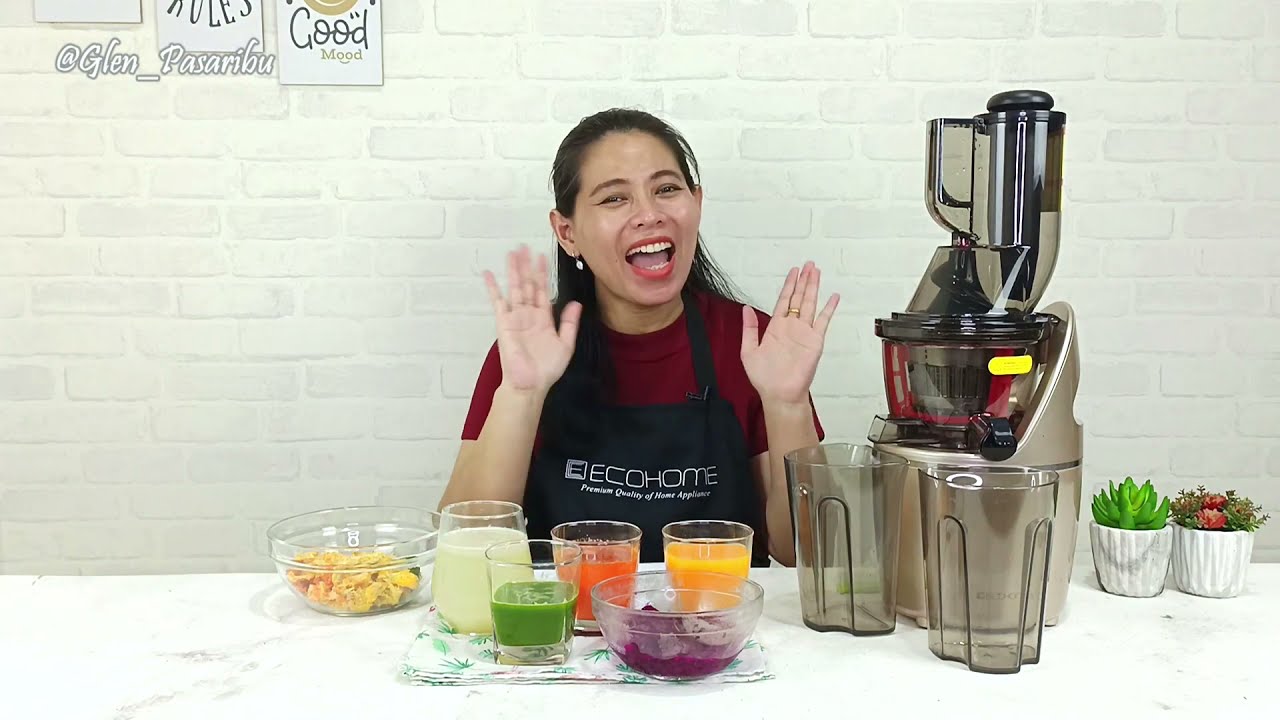 REVIEW SLOW JUICER ECOHOME ESJ 999 BM Ecohome X Glentina Pasaribu