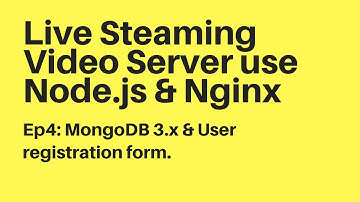 Ep4: MongoDB 3.x & User registration form