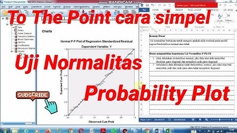 Uji Normalitas Probability Plot - Full Tutorial Mudah