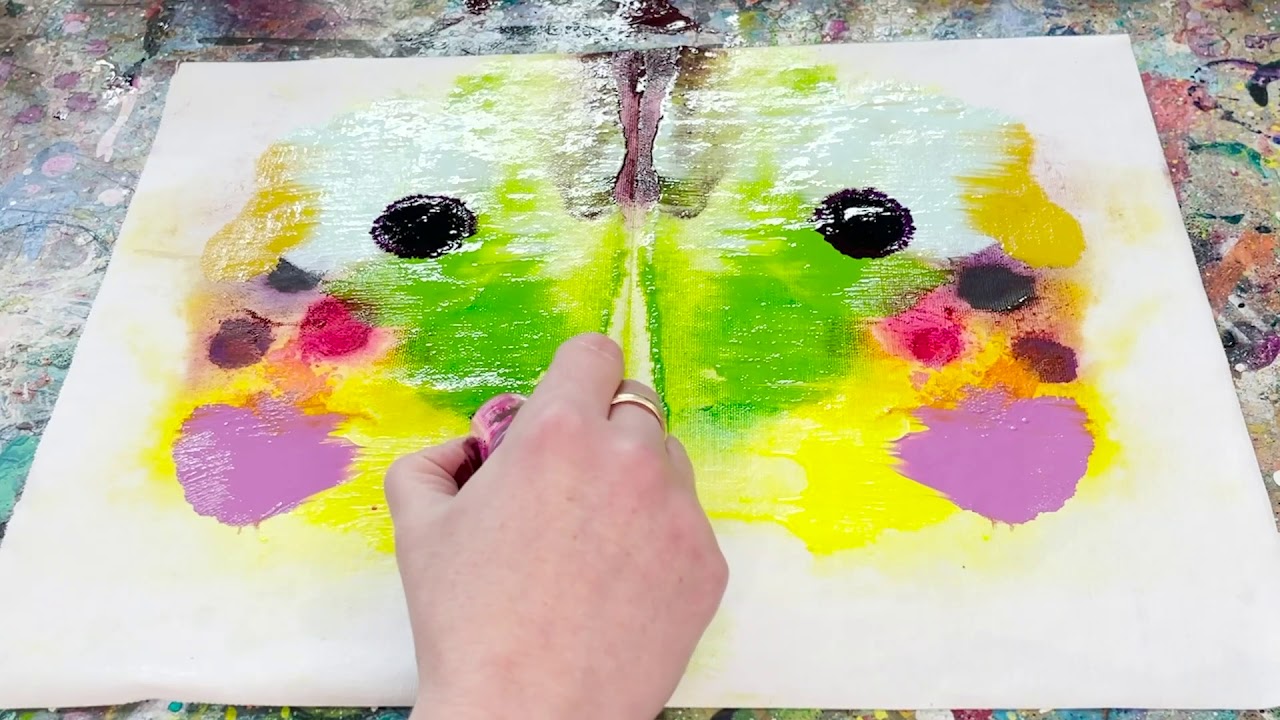 Inkblot Inspired Symmetrical Artwork YouTube