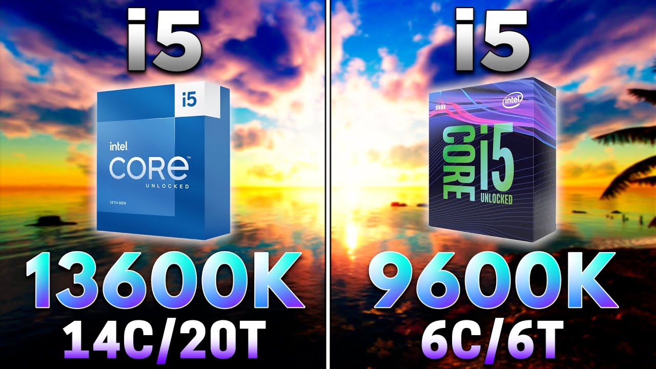 Core i5 13600K vs Core i5 9600K | PC Gameplay Tested (5 Years ...