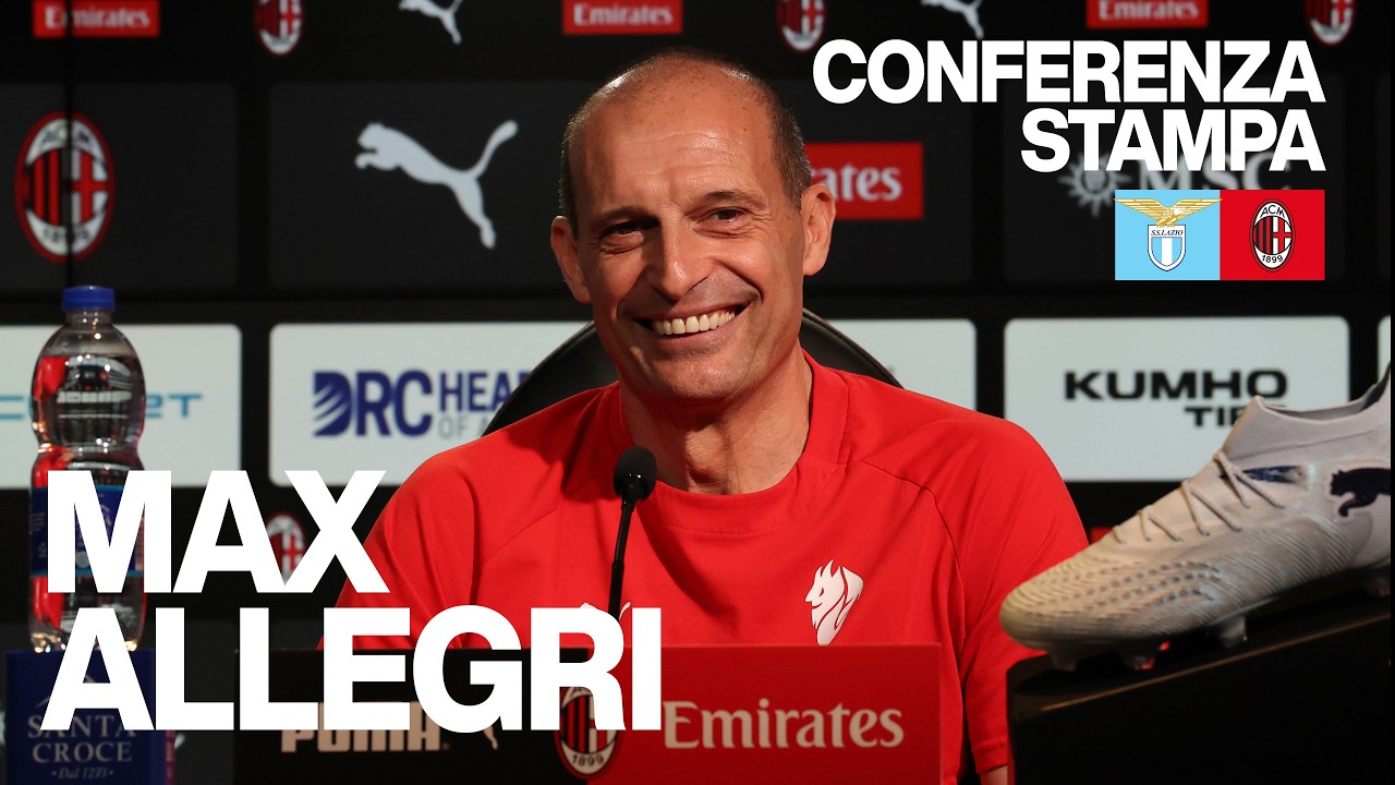 Allegri su #LazioMilan: "Andiamo avanti con convinzione” | Conferenza Stampa