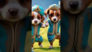 Two Dog Puppy Friends