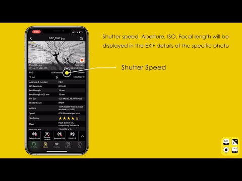 How to view aperture, shutter speed, ISO, focal length of a photo on iPhone or iPad