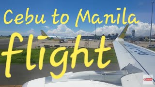 Cebu to Manila flight