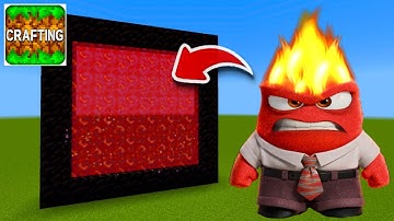 How to Make A Portal To The Inside Out 2 Angry Dimension in Crafting and Building!