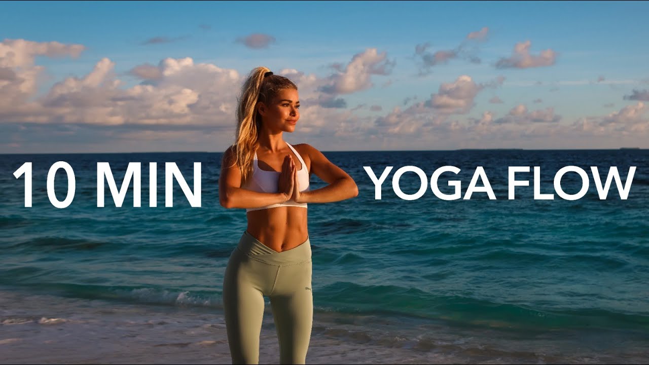 10 MIN YOGA FLOW - for Full Body Strength & Flowy Stretching I Pamela Reif