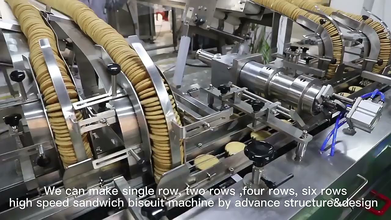 biscuit sandwich machine,Biscuit packing with sandwich machine,sandwich biscuit packaging machine