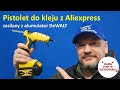 Bezprzewodowy pistolet do kleju zasilany akumulatorem DeWALT test opinia