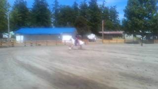 Two barrel flags
