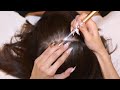 Asmr tingly scalp exam  nitpicking with nails  relaxing hairplay for sleep real person