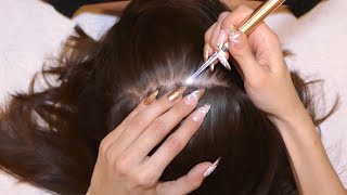 ASMR Tingly SCALP Exam & Nitpicking with NAILS | Relaxing Hairplay for SLEEP (Real Person)