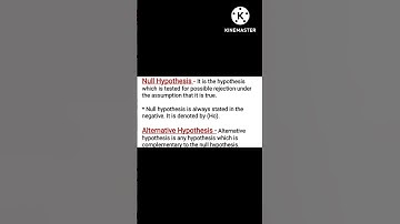 Hypothesis Testing || Null & Alternative Hypothesis || Type I & Type II Error || UGC NET Statistics