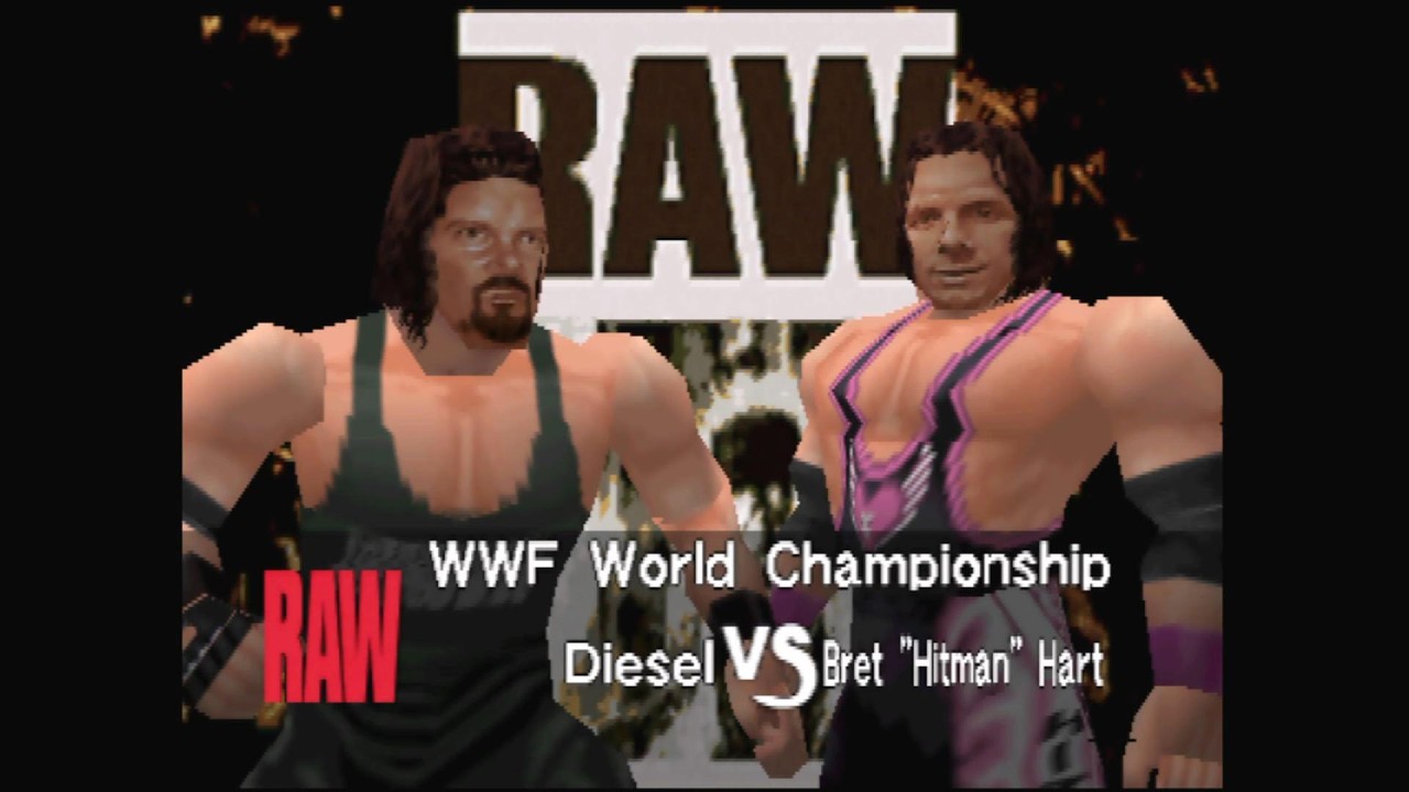 WWF WrestleMania X - Diesel vs. Bret Hart (N64)