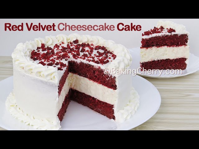 Red Velvet Cheesecake Cake - Recipe Girl