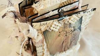 *FOR SALE* Massive Vintage Shabby Ring Bound Ballerina Junk Journal for Dreamz...Etc...
