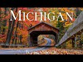 Michigan 4K Autumn Colors Draping Hills Rivers And Scenic Byways Beautiful Relaxing Music 