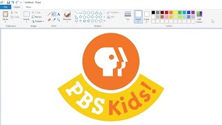How To Draw The Pbs Kids Logo Using Ms Paint How To Draw On Your Computer