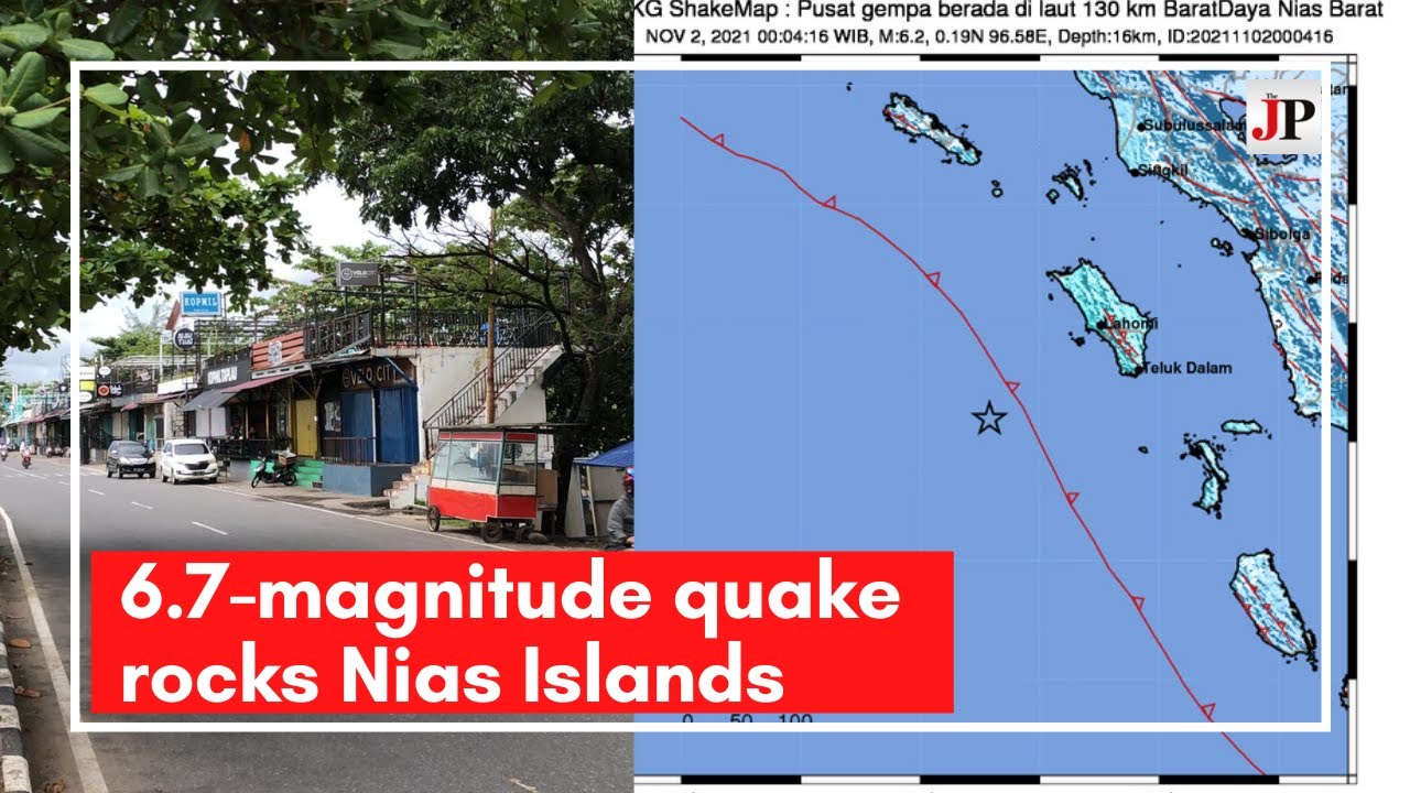 6.7-magnitude quake rocks South Nias in North Sumatra