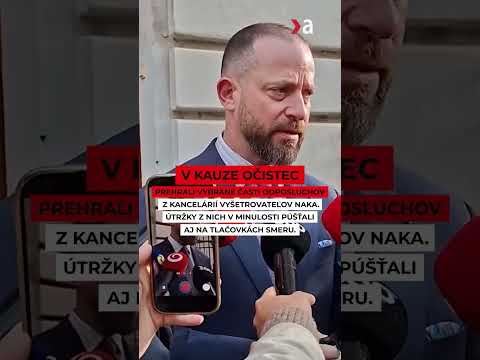 V Očistci zazneli časti z odpočúvania vyšetrovateľov NAKA | #aktuality #reportaz #ocistec