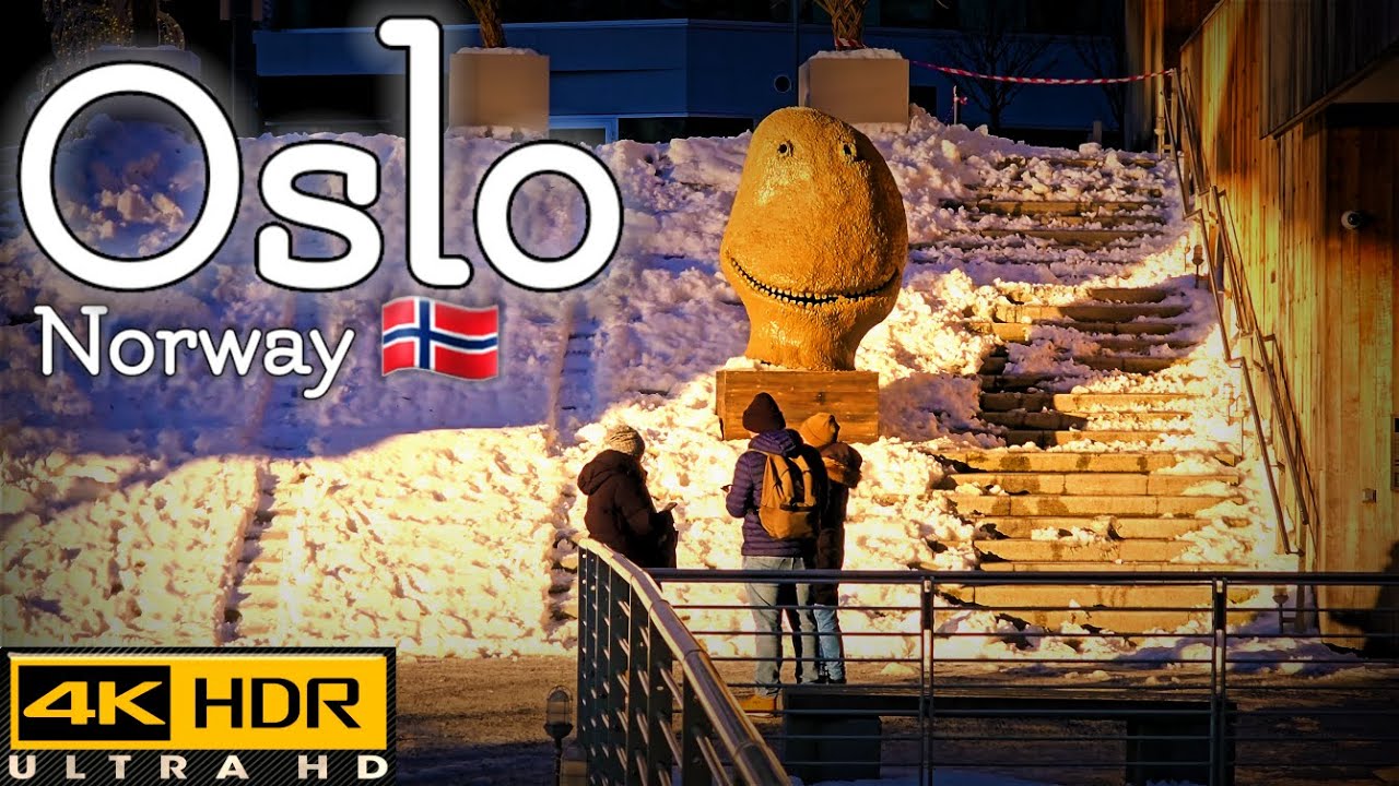 👣Oslo's Best Kept Secrets Along the Fjord in 4K HDR | January 2025👣