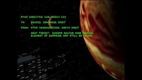 Europa Mining Colony (FM version) - Descent Tape Recording from MS-DOS in 2001