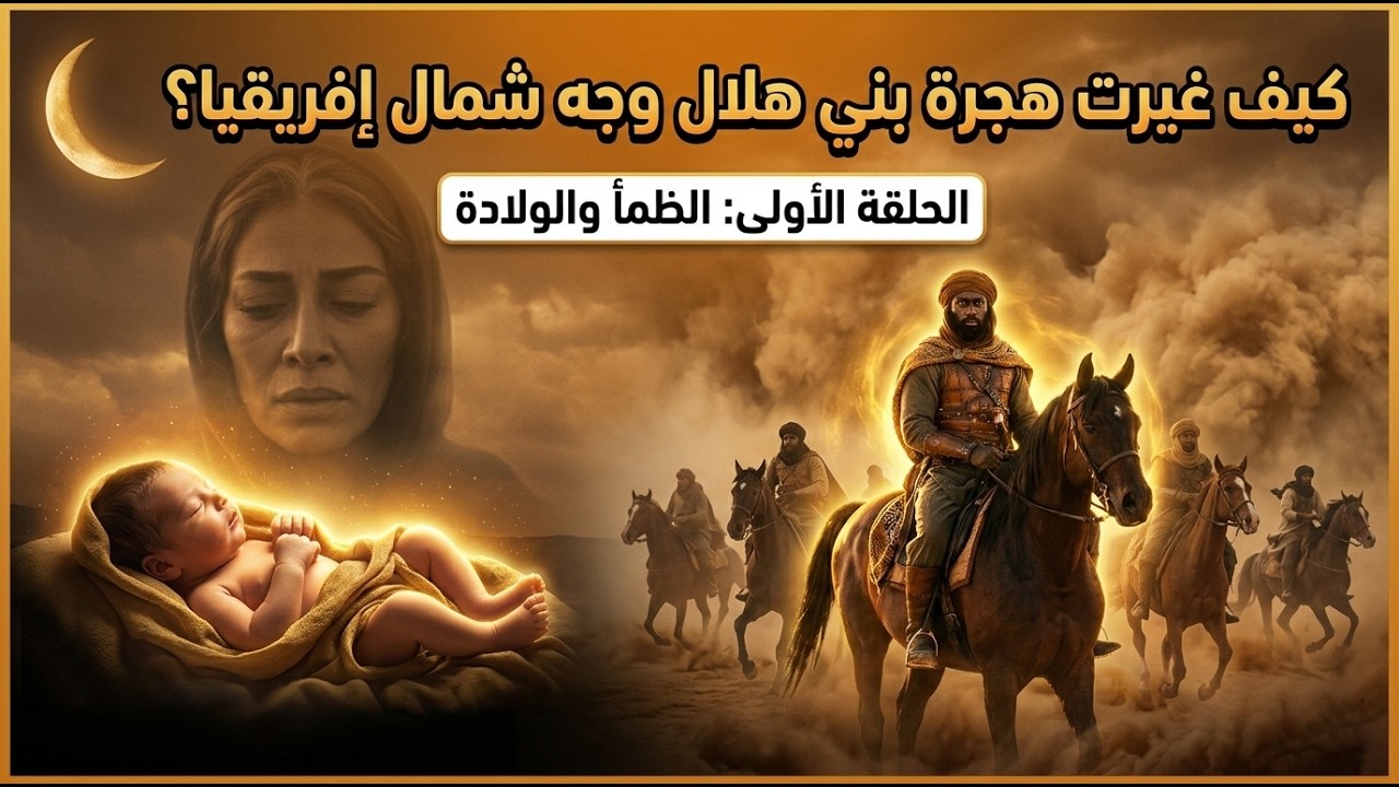 التغريبة الهلالية، الحلقة الأولى: نبوؤة الغراب وسر أبو زيد الهلالي 