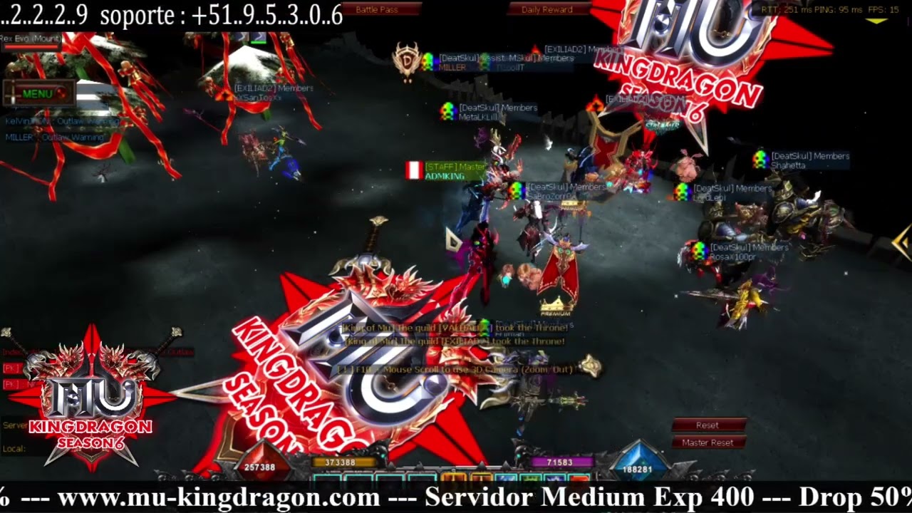 Mu Online! *Rey del Mu 08/01/25 * 🔥⚔Mu Kingdragon S6 Ep19⚔Evento PVP⚔🔥