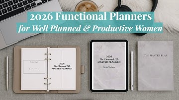 2026 Functional Planning Inserts | The Only Planner You Need to Organize Your Life & Goals