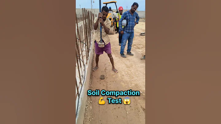 Soil Compaction 💪 Test 😱#construction #shorts #ytshorts #youtubeshorts #shortsfeed #viralvideo