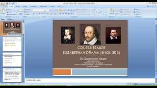 ENGL 308 Course Trailer FCCU