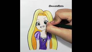 Rapunzel #drawing #coloring #fypシ゚viral #foryou
